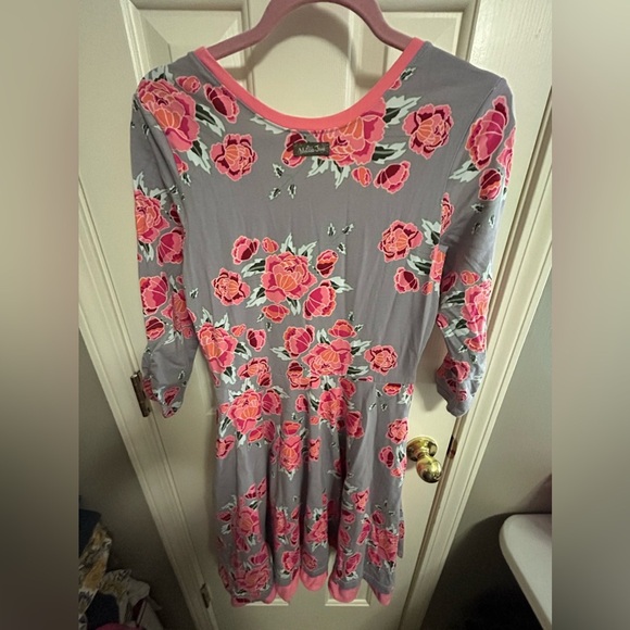 Matilda Jane Fit & Flare Marzipan Rose Happy & Free Layered Dress Size Small - Picture 5 of 5